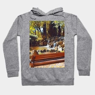 Cozy Autumn Park Garden Hoodie